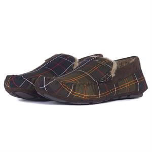 Barbour Monty Tartan Moccasin Slippers